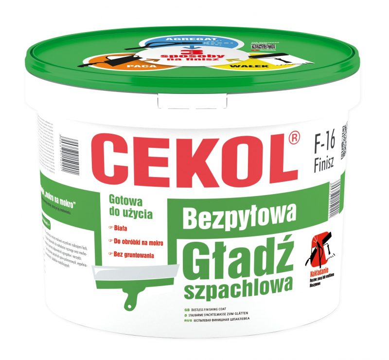 ГИПС ШПАКЛЁВОЧНЫЙ CEKOL CEKOL F-16 Finisz
