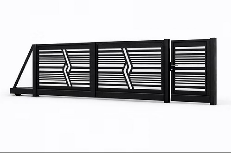 ЗАБОРНЫЕ ВОРОТА АЛЮМИНИЕВЫЕ 