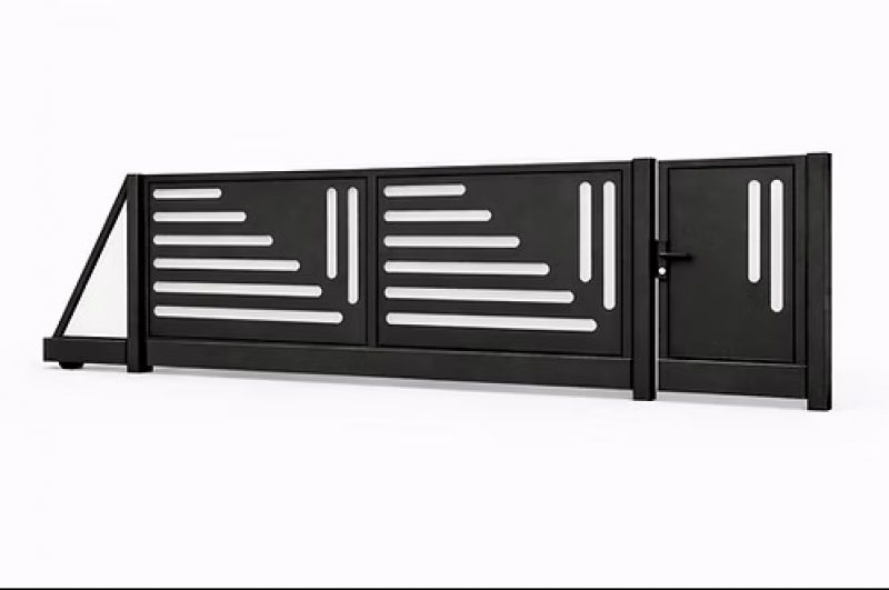 ЗАБОРНЫЕ ВОРОТА АЛЮМИНИЕВЫЕ 